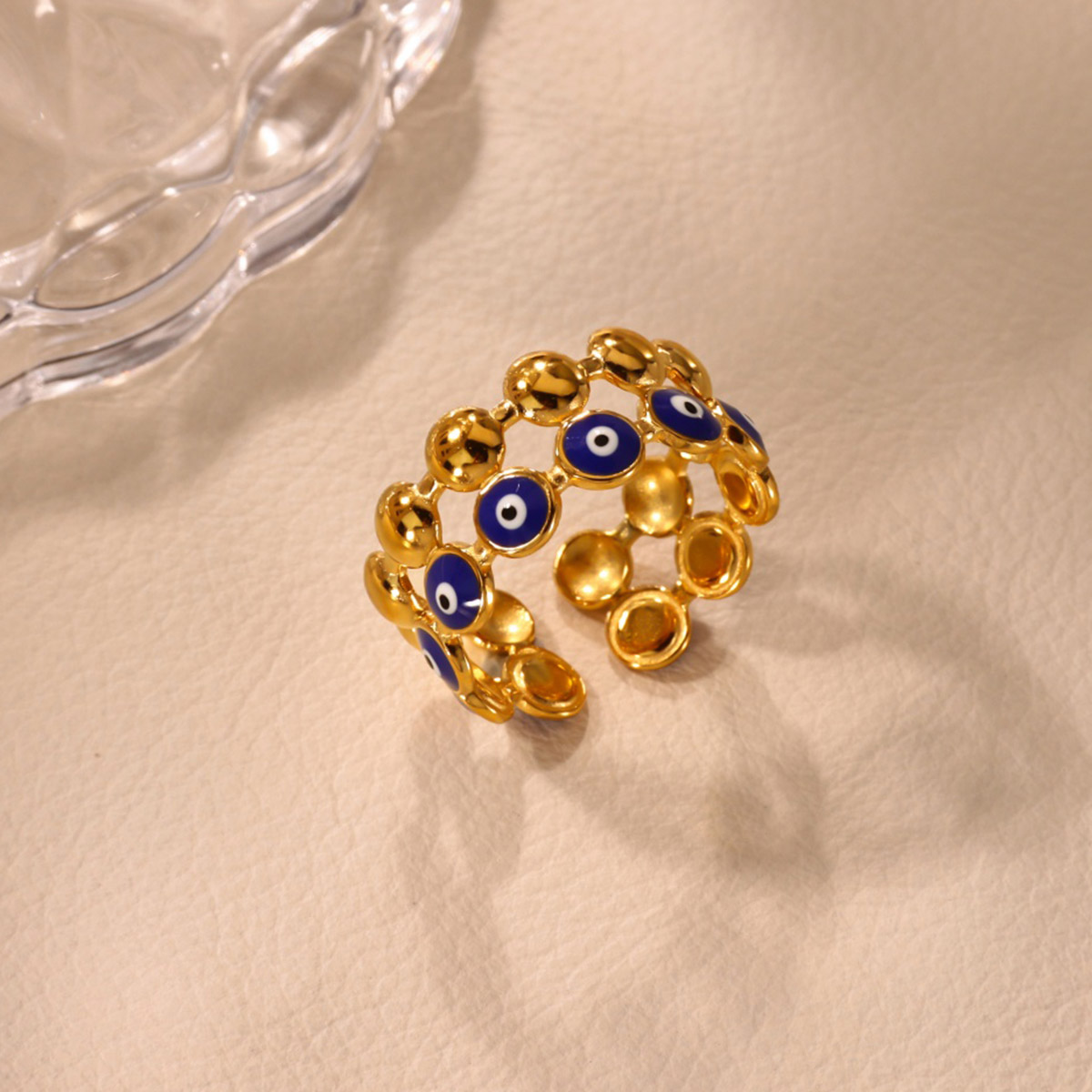 Men Accessories Evil Eye - خمر التركية الأزرق عين الشر خواتم