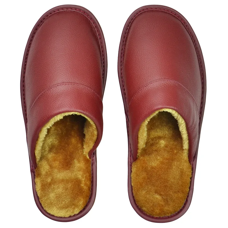 Men'S Accessories Leather - شباشب منزلية فاخرة مصنوعة يدويًا من