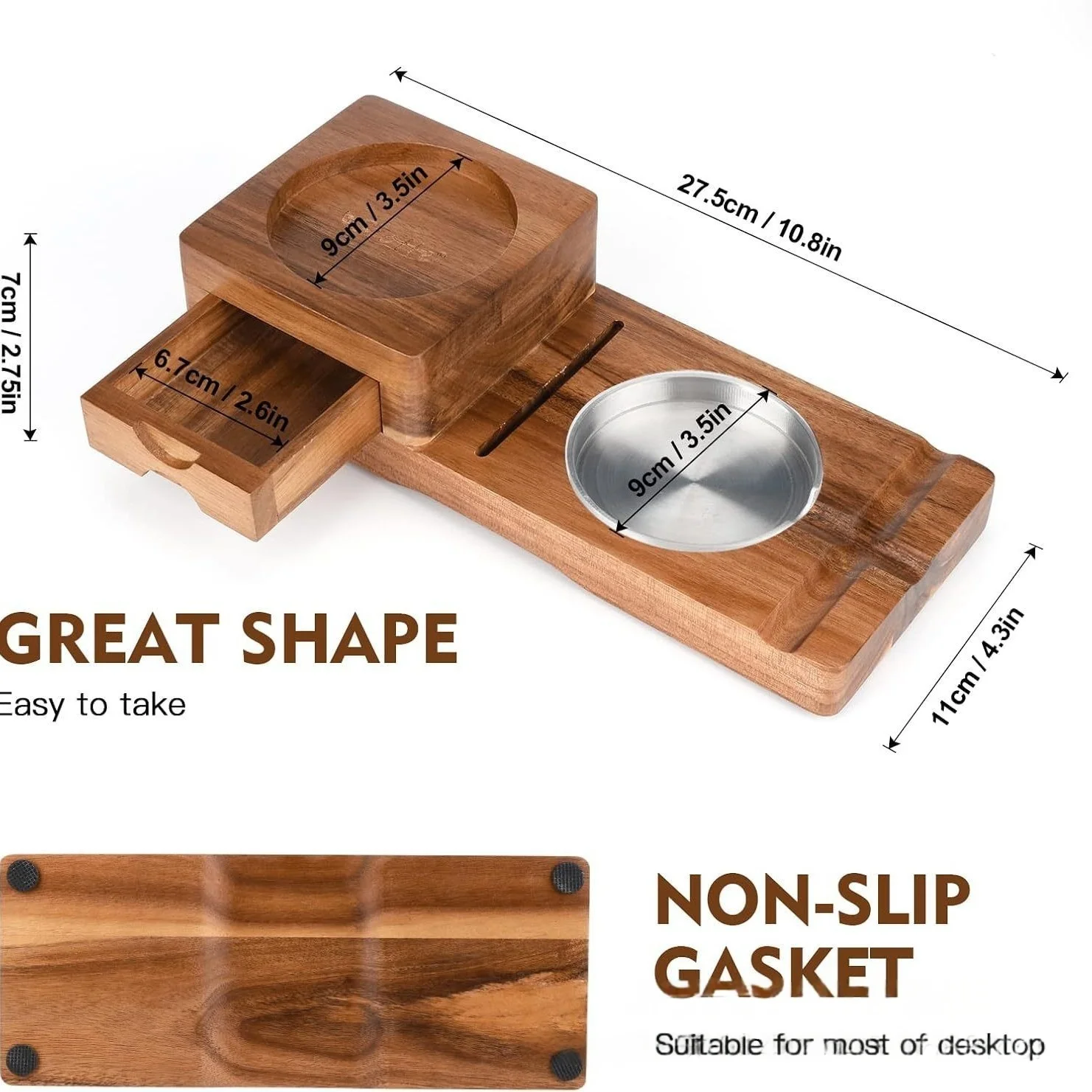 Cigar Cutter Set - صندوق إكسسوارات السيجار الفاخر مع مسند
