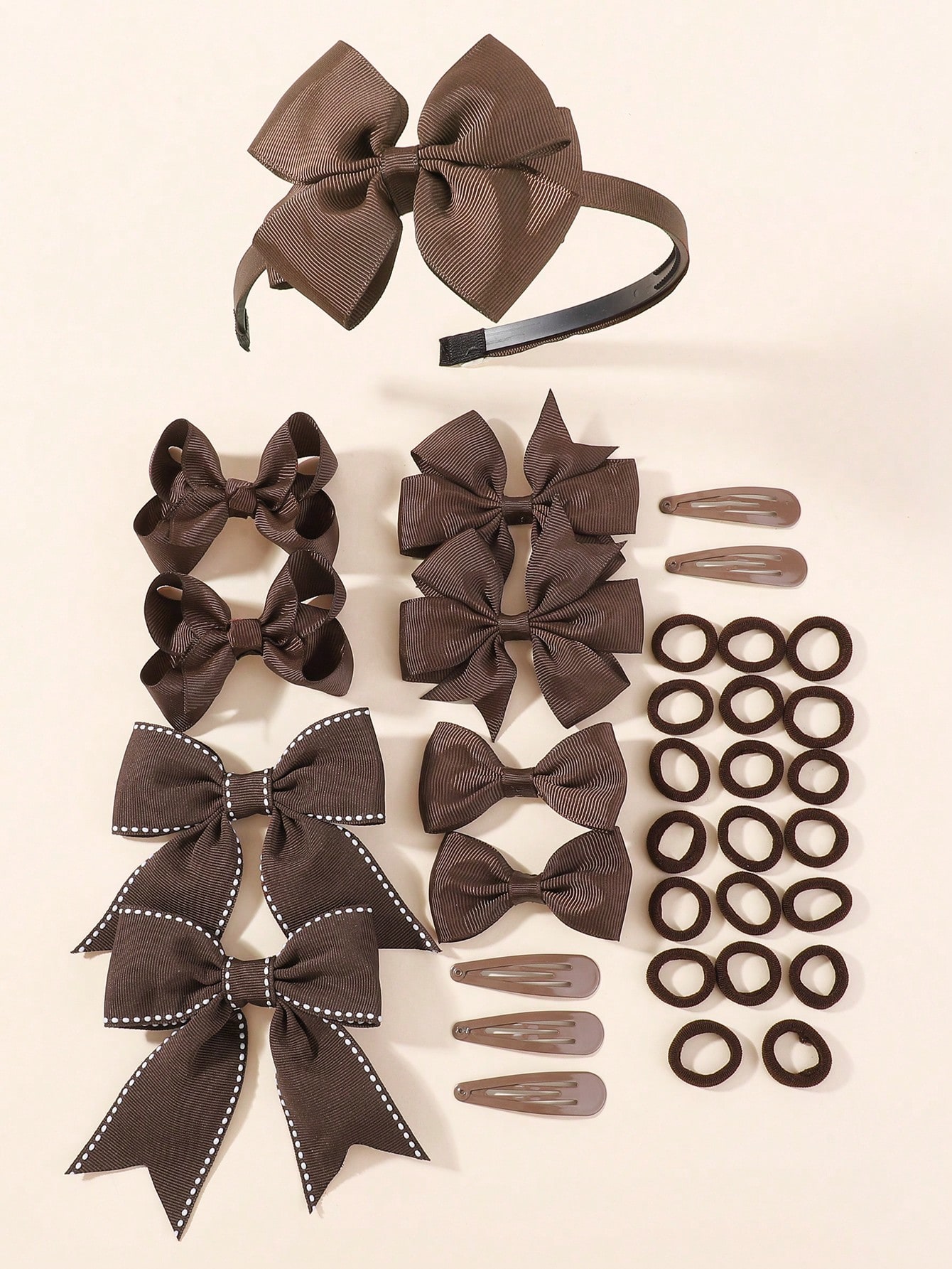 Tie Clip Set - مجموعة من 34 قطعة من إكسسوارات