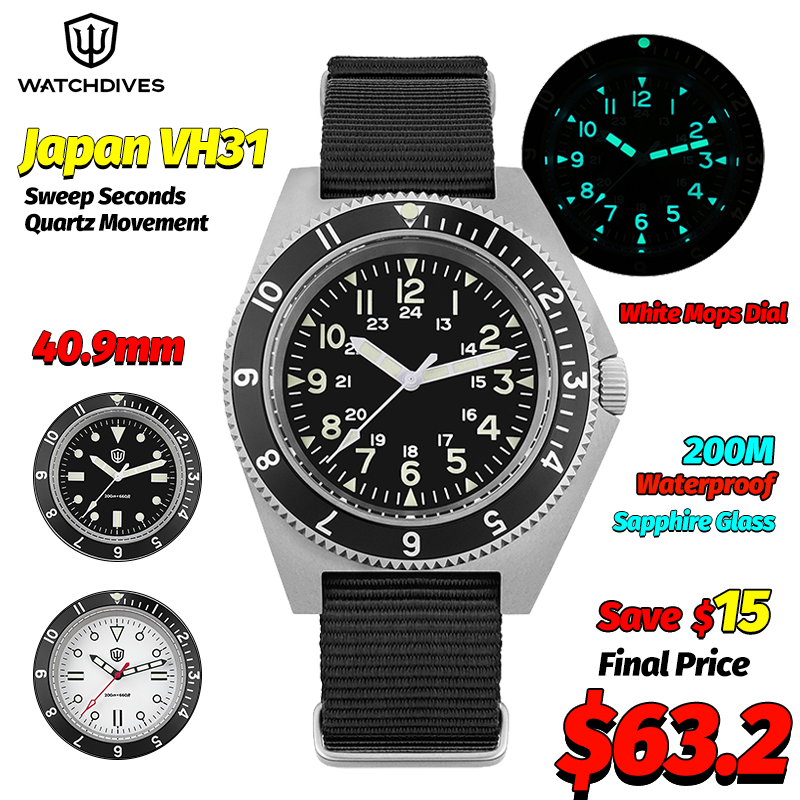 Men'S Accessories Jewelry - Watchdives WD1972 ساعة كوارتز الياقوت مضيئة
