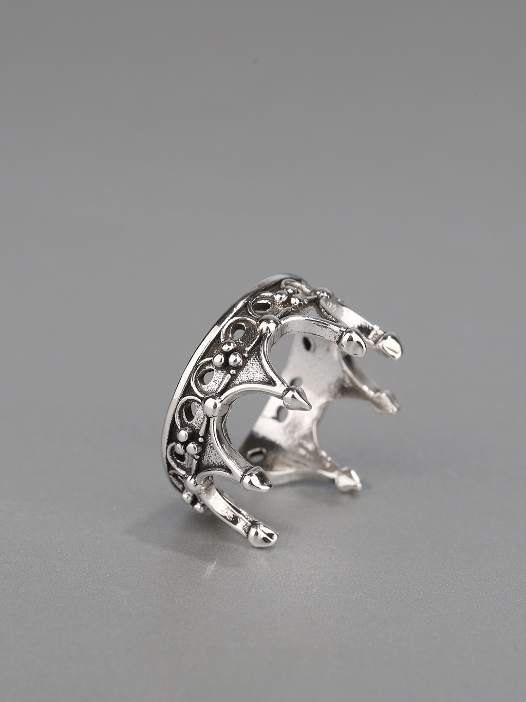 خاتم تاج قوطي قابل للتعديل بتص - مراجعة Men'S Accessories Rings وسعره