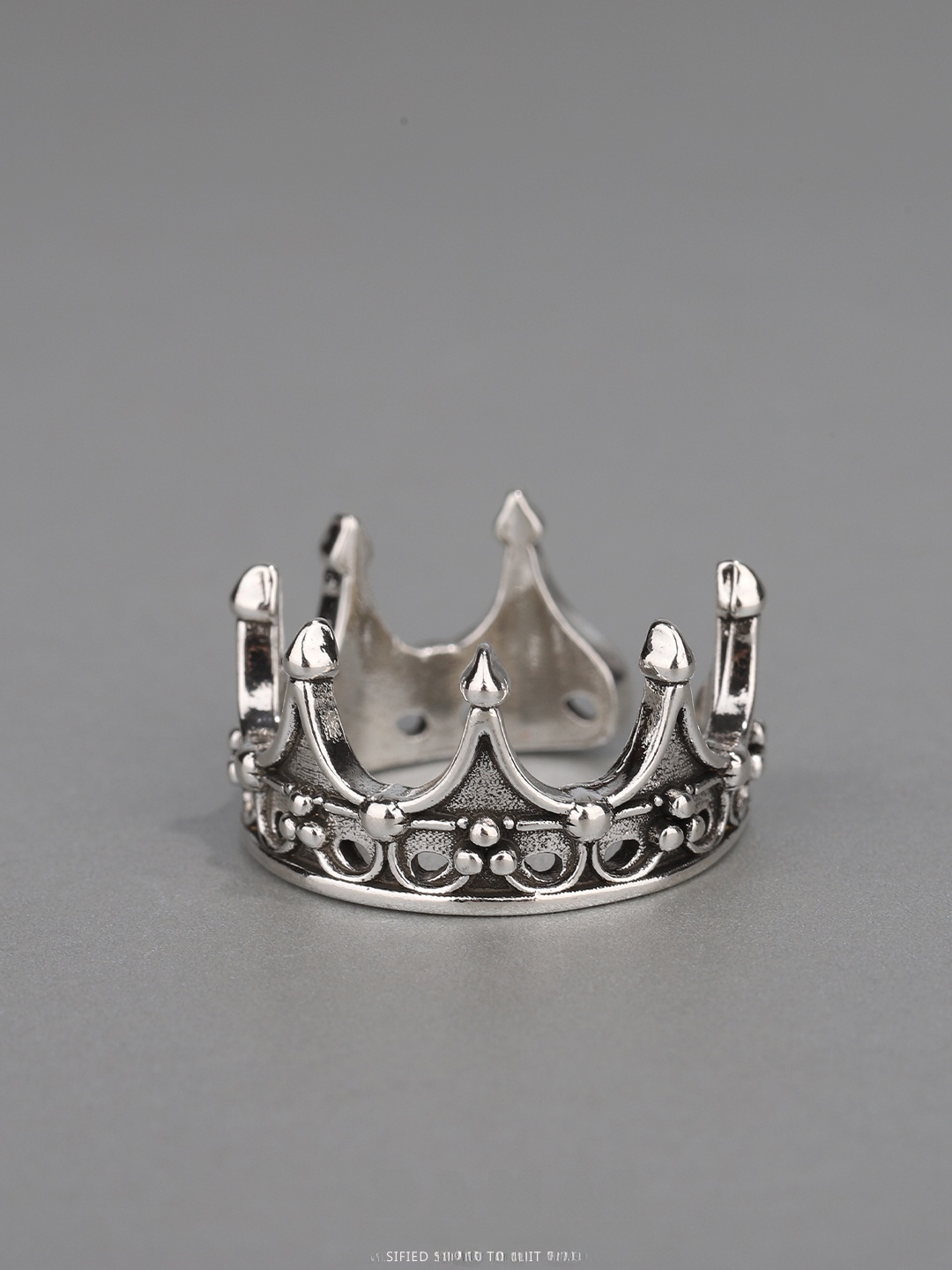 خاتم تاج قوطي قابل للتعديل بتص - مراجعة Men'S Accessories Rings وسعره