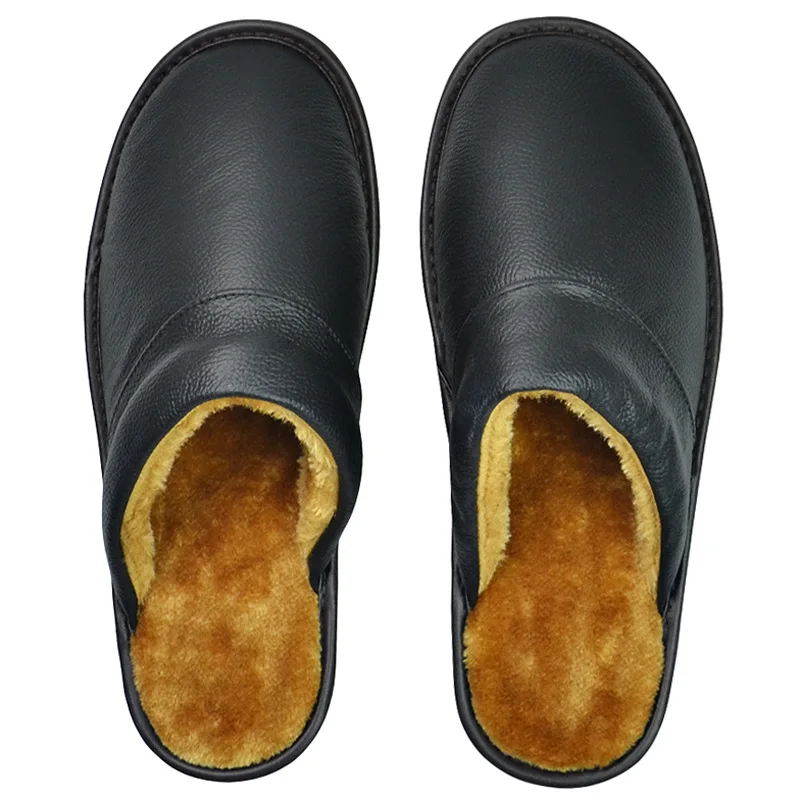 شباشب منزلية فاخرة مصنوعة يدوي - مراجعة Men'S Accessories Leather وسعره