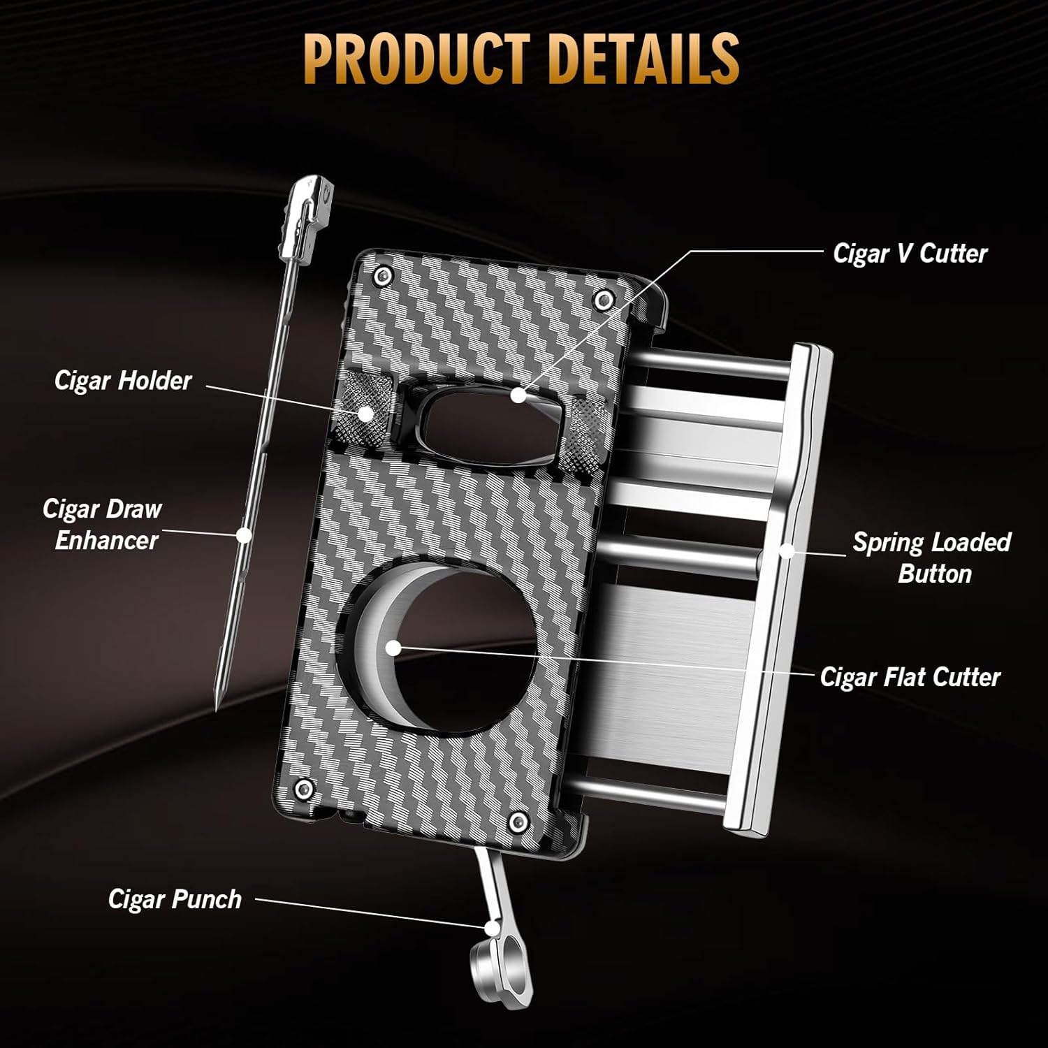 مجموعة قطع السيجار 5 في 1، قاط - مراجعة Cigar Cutter Set وسعره