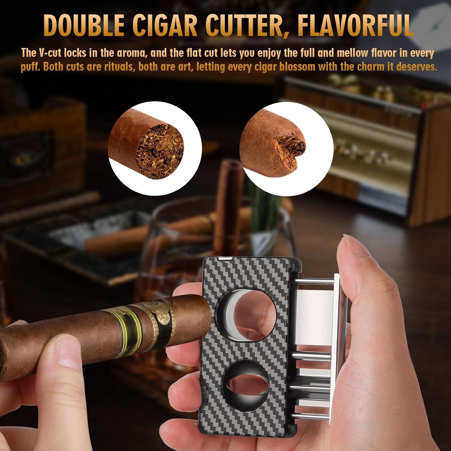 مجموعة قطع السيجار 5 في 1، قاط - مراجعة Cigar Cutter Set وسعره