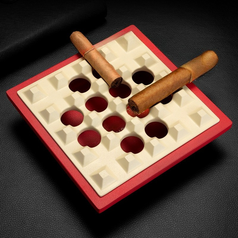 قاطع سيجار، ولاعة، منفضة سجائر - مراجعة Cigar Cutter Set وسعره