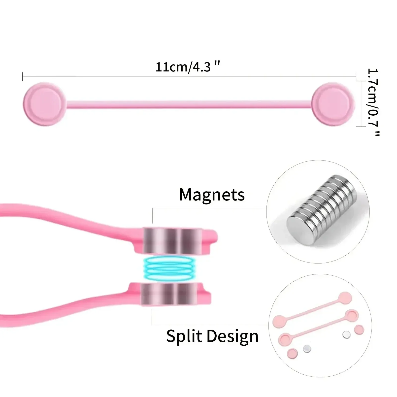 5/3/1 قطعة من مشابك السيليكون  - مراجعة Tie Clip Set وسعره