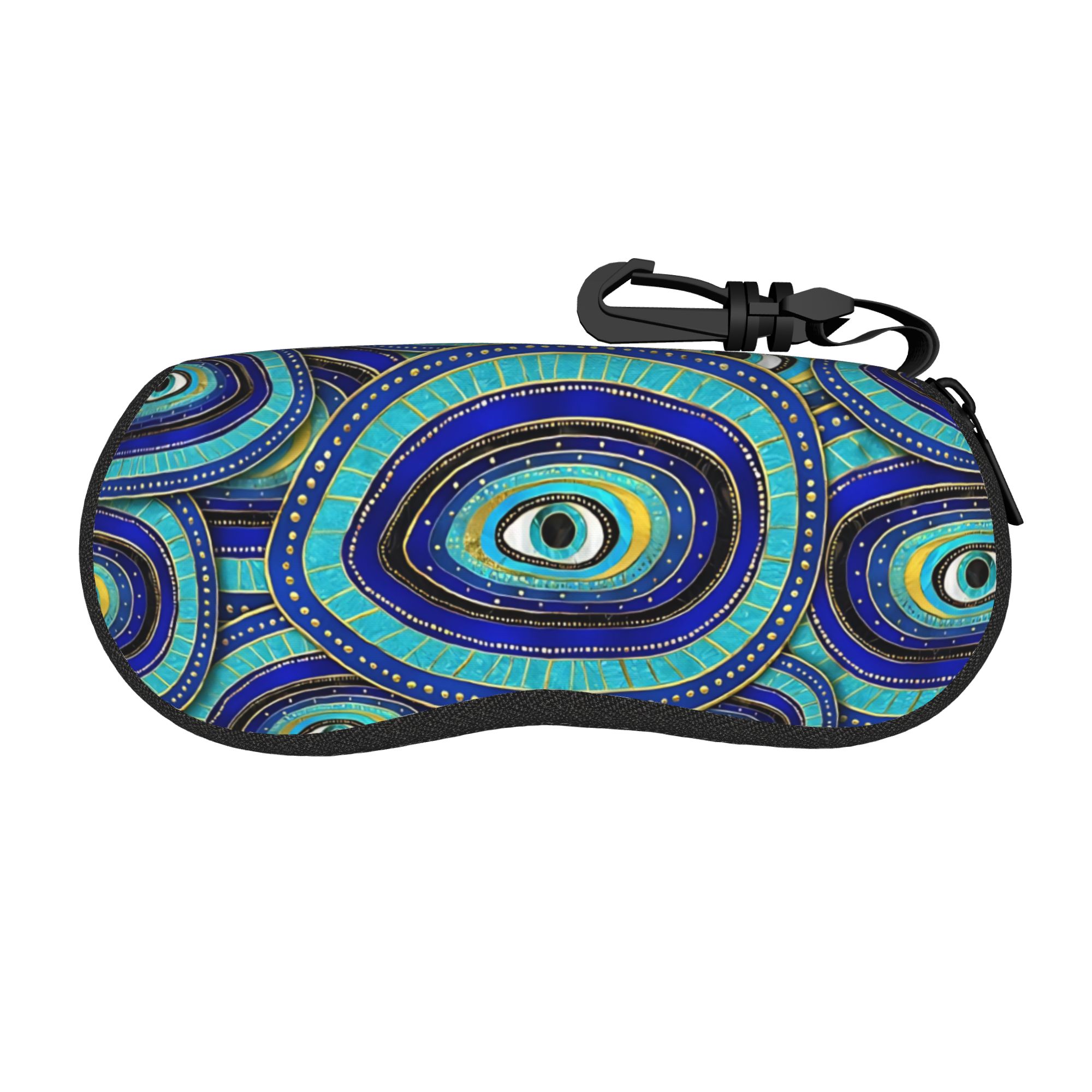 حافظة نظارات بنمط تميمة العين  - مراجعة Men Accessories Evil Eye وسعره