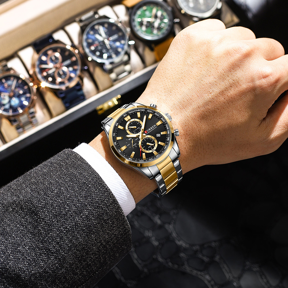 CURREN ساعات كوارتز كرونو رياض - مراجعة Men'S Accessories Jewelry وسعره