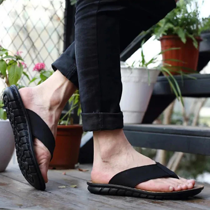 أحذية صيفية للرجال شباشب من ال - مراجعة Men'S Accessories Leather وسعره