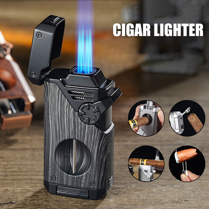 طقم ولاعة سيجار متعددة الوظائف - مراجعة Cigar Cutter Set وسعره