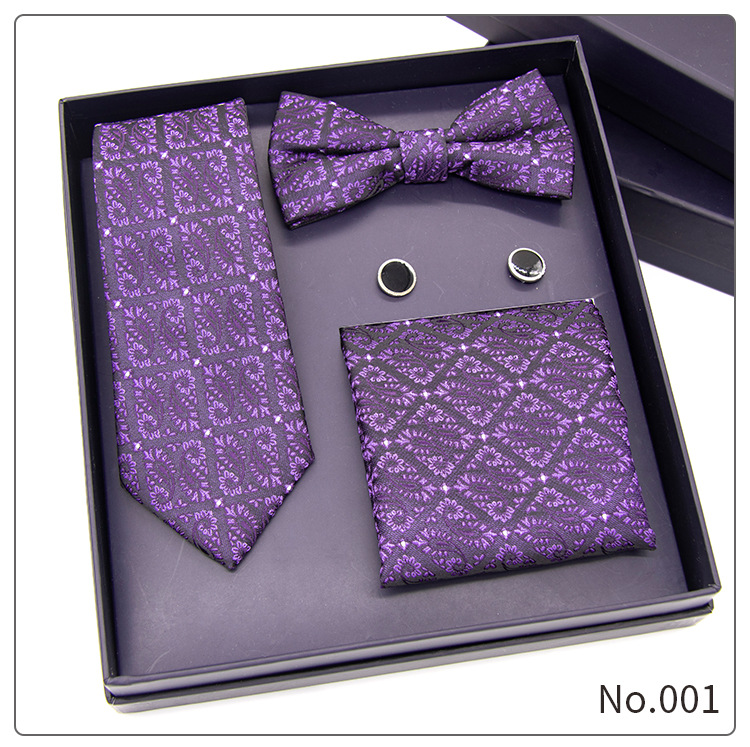 طقم ربطة عنق ووشاح مربع رسمي ل - مراجعة Men Accessories Combo Gift وسعره