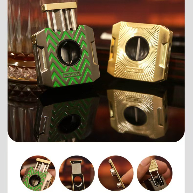 مجموعة أدوات السيجار HONEST 4  - مراجعة Cigar Cutter Set وسعره