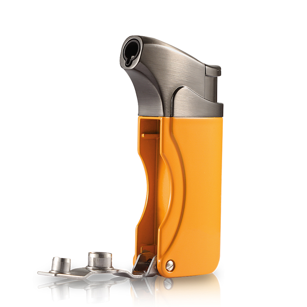 الفاخرة ولاعة السيجار الشعلة ي - مراجعة Cigar Cutter Set وسعره