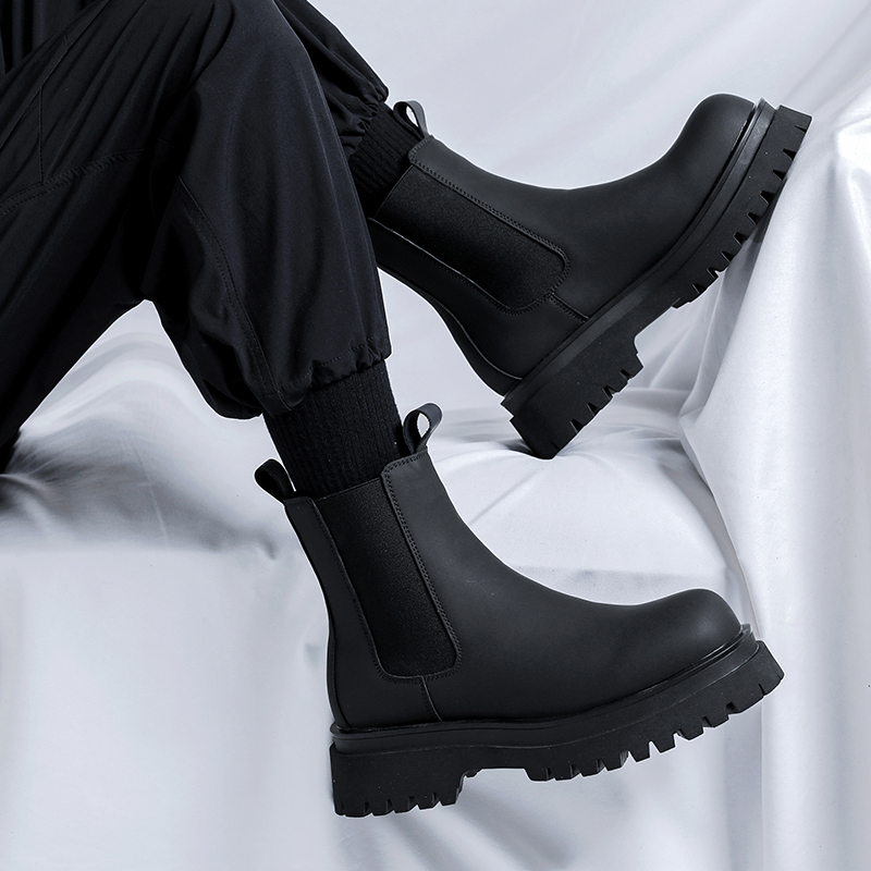 2026 بوتات رجالية سوداء عالية  - مراجعة Men'S Accessories Leather وسعره