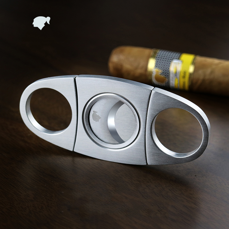 الفولاذ المقاوم للصدأ السيجار  - مراجعة Cigar Cutter Set وسعره